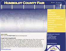 Tablet Screenshot of humboldtcountyfair.com